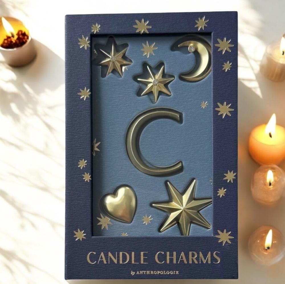 Anthropologie Monogram Candle Charms -  "C"